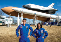 Derek Martin (left) and Leah Michaels.